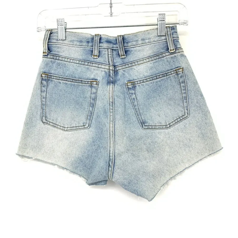 John Galt Brandy Melville Cut Off Jean Shorts Womens Size 24